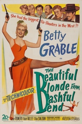 The Beautiful Blonde from Bashful Bend movie poster (1949) Mouse Pad MOV_ccdf349a