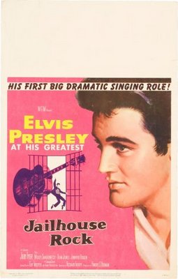 Jailhouse Rock movie poster (1957) wood print