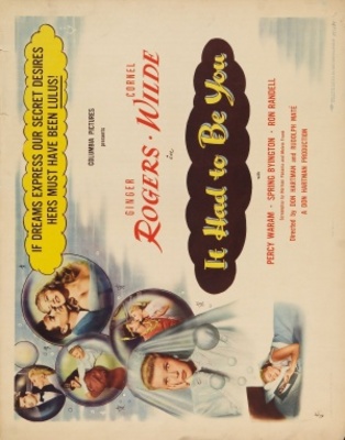It Had to Be You movie poster (1947) canvas poster
