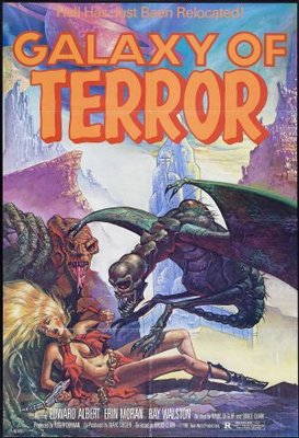 Galaxy of Terror movie poster (1981) metal framed poster