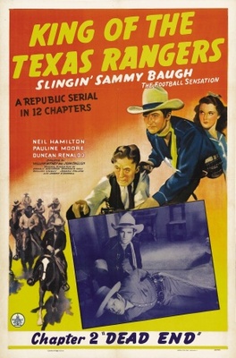King of the Texas Rangers movie poster (1941) wooden framed poster