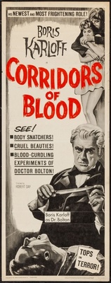 Corridors of Blood movie poster (1958) t-shirt