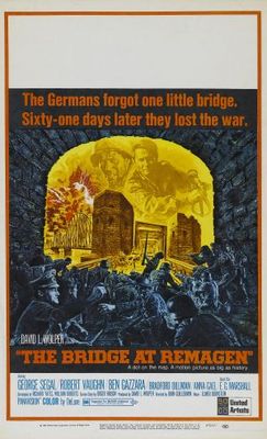 The Bridge at Remagen movie poster (1969) wooden framed poster