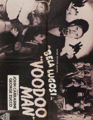Voodoo Man movie poster (1944) metal framed poster