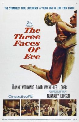 The Three Faces of Eve movie poster (1957) canvas poster