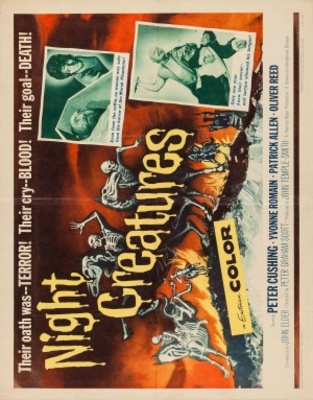 Captain Clegg movie poster (1962) wooden framed poster