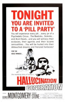 Hallucination Generation movie poster (1966) wooden framed poster