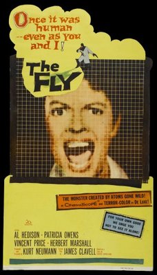 The Fly movie poster (1958) wood print