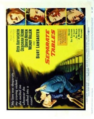 Separate Tables movie poster (1958) pillow