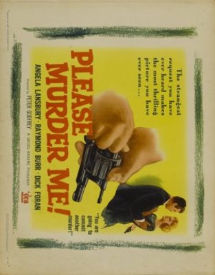 Please Murder Me movie poster (1956) metal framed poster