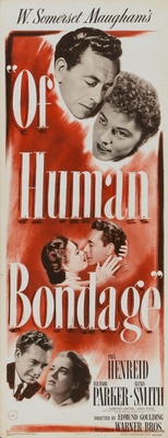 Of Human Bondage movie poster (1946) metal framed poster