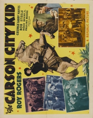 The Carson City Kid movie poster (1940) pillow