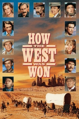 How the West Was Won movie poster (1962) poster with hanger