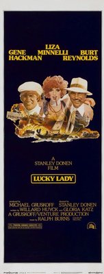 Lucky Lady movie poster (1975) pillow
