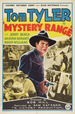 Mystery Range movie poster (1937) metal framed poster