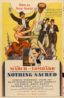 Nothing Sacred movie poster (1937) metal framed poster