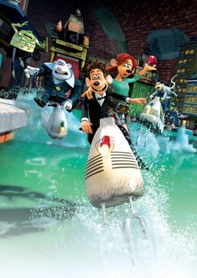 Flushed Away movie poster (2006) wood print