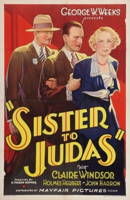 Sister to Judas movie poster (1932) canvas poster