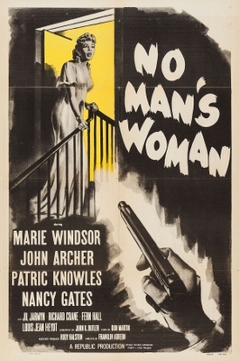 No Man's Woman movie poster (1955) canvas poster