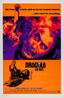 Dracula A.D. 1972 movie poster (1972) wood print