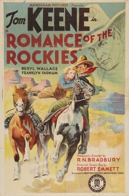 Romance of the Rockies movie poster (1937) metal framed poster