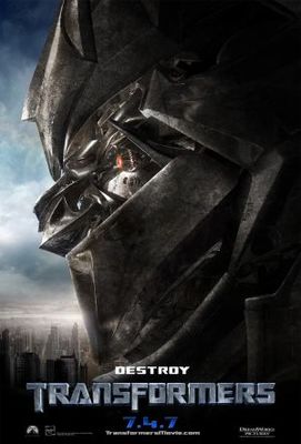 Transformers movie poster (2007) Mouse Pad MOV_cebacaa5
