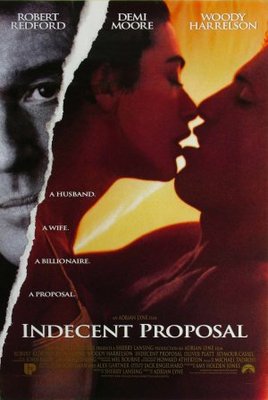 Indecent Proposal movie poster (1993) canvas poster