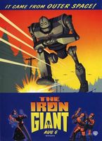 The Iron Giant movie poster (1999) Mouse Pad MOV_cec4046a