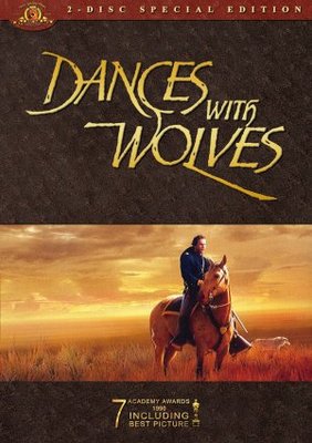 Dances with Wolves movie poster (1990) wooden framed poster