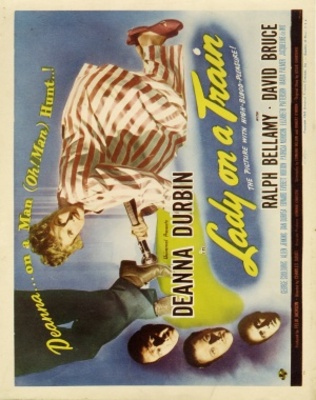 Lady on a Train movie poster (1945) pillow