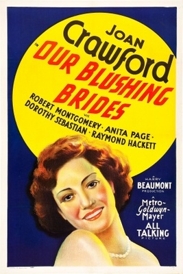 Our Blushing Brides movie poster (1930) canvas poster