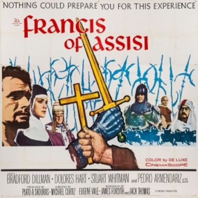 Francis of Assisi movie poster (1961) poster with hanger