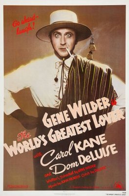 The World's Greatest Lover movie poster (1977) wooden framed poster