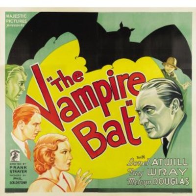 The Vampire Bat movie poster (1933) canvas poster