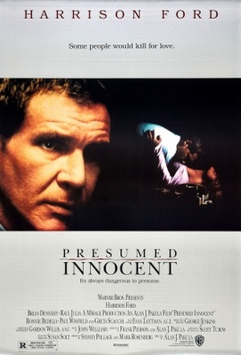 Presumed Innocent movie poster (1990) wood print