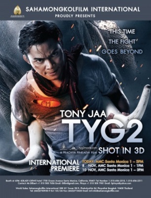 Tom yum goong 2 movie poster (2013) wood print