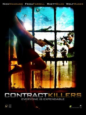 Contract Killers movie poster (2007) wood print