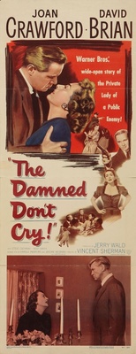 The Damned Don't Cry movie poster (1950) metal framed poster
