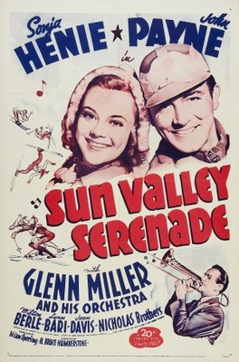 Sun Valley Serenade movie poster (1941) metal framed poster