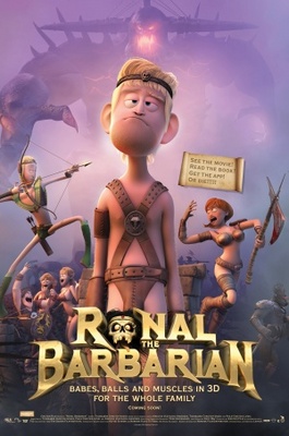 Ronal Barbaren movie poster (2011) wooden framed poster