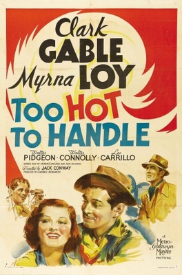 Too Hot to Handle movie poster (1938) poster with hanger
