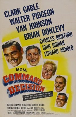 Command Decision movie poster (1948) wooden framed poster