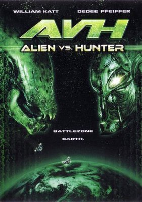 Alien vs. Hunter movie poster (2007) Stickers MOV_cffb3294