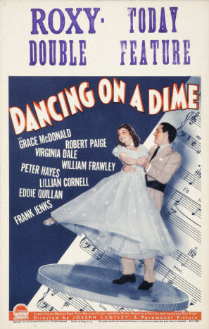 Dancing on a Dime movie poster (1940) poster