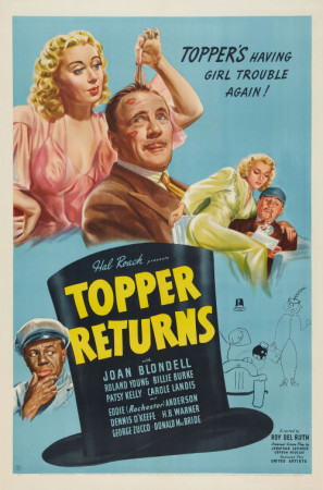 Topper Returns movie poster (1941) wooden framed poster