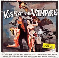 The Kiss of the Vampire movie poster (1963) hoodie #1510671