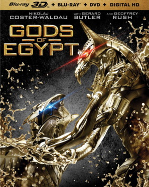 Gods of Egypt movie poster (2016) pillow