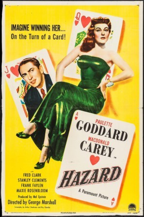 Hazard movie poster (1948) poster