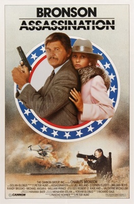 Assassination movie poster (1987) metal framed poster