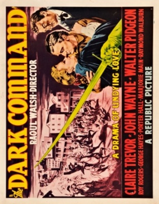 Dark Command movie poster (1940) wood print